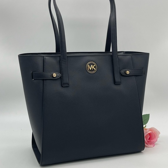 Michael Kors Carmen Large Tote Bag Black - Picture 1 of 11
